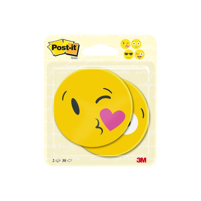 Post-it - Memoblok 3m post-it 2030-emo smiley | 16 stuks