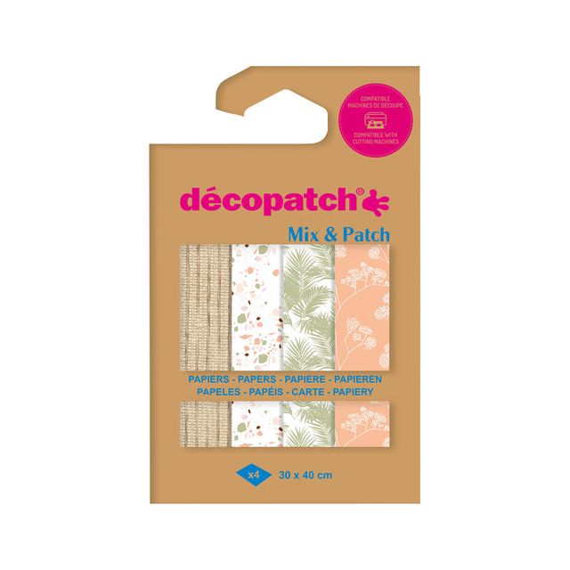 Décopatch - Paper Hobby Décopatch 30x40 Terracotta 4vel