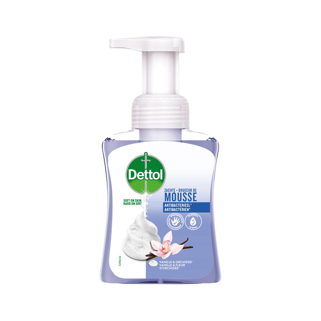 DETTOL - Savon Mains Mousse Vanille 250ml