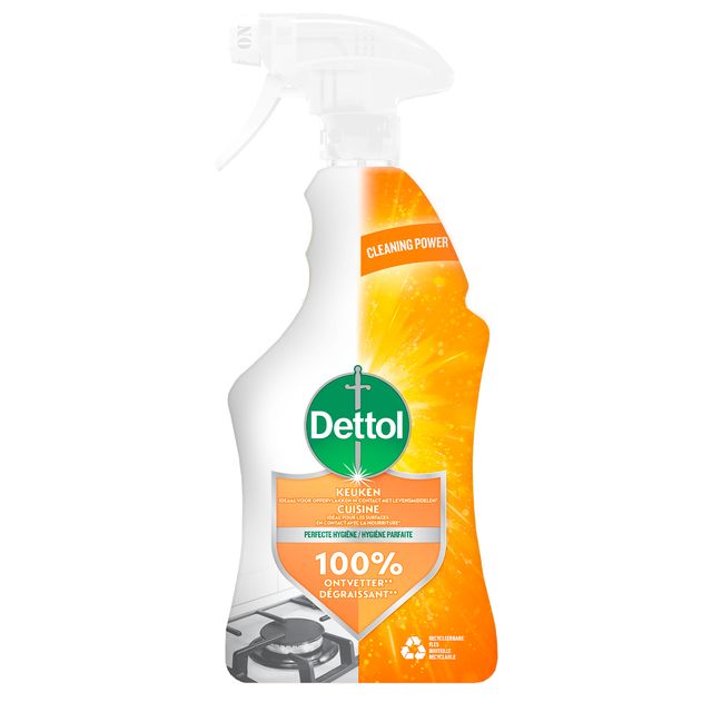 DETTOL - Dégraissant Spray Cuisine 500ml
