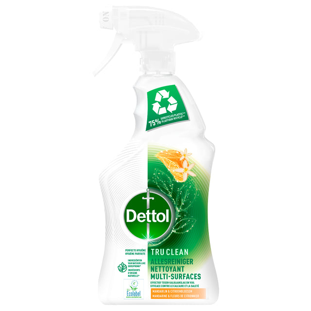 Dettol -  Allesreiniger  tc mand en lemon spray 500ml