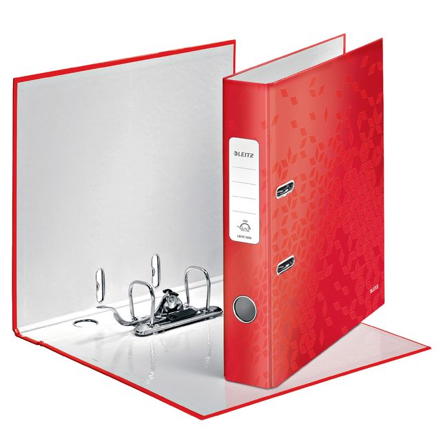 Leitz -  Ordner  wow 180 gelamineerd 50mm a4 rood