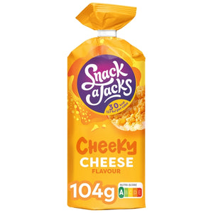 Snack-a-Jacks - Reiswaffel-Käsepackung 104 Gramm | 8 Stück