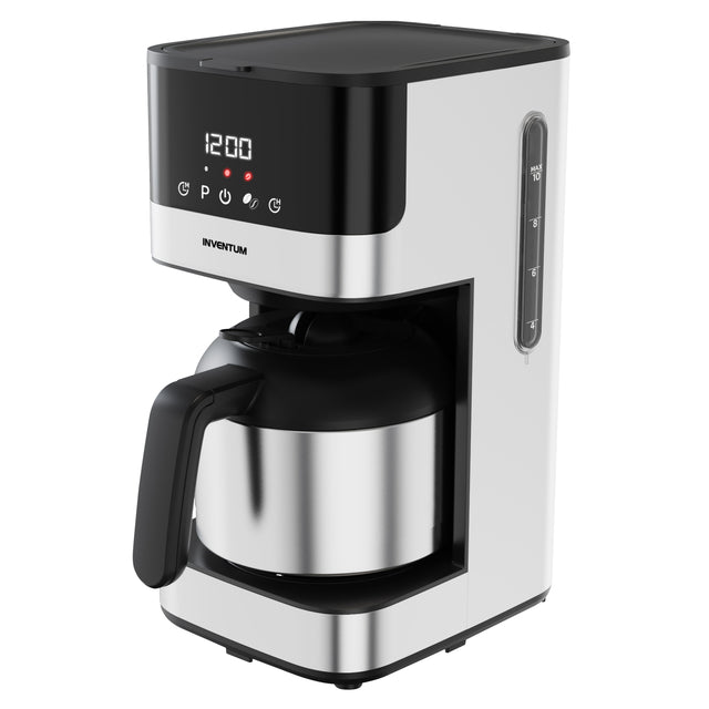 Inventum - Machine à café 1,2 litre noire avec acier inoxydable