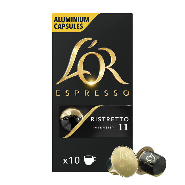 Douwe Egberts - Tasses à café L'Or expresso Ristretto 10 pièces