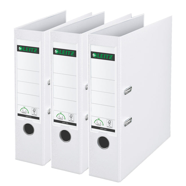 Leitz - Ordner 180° 1010 3 Stück weiß | 6 Stück