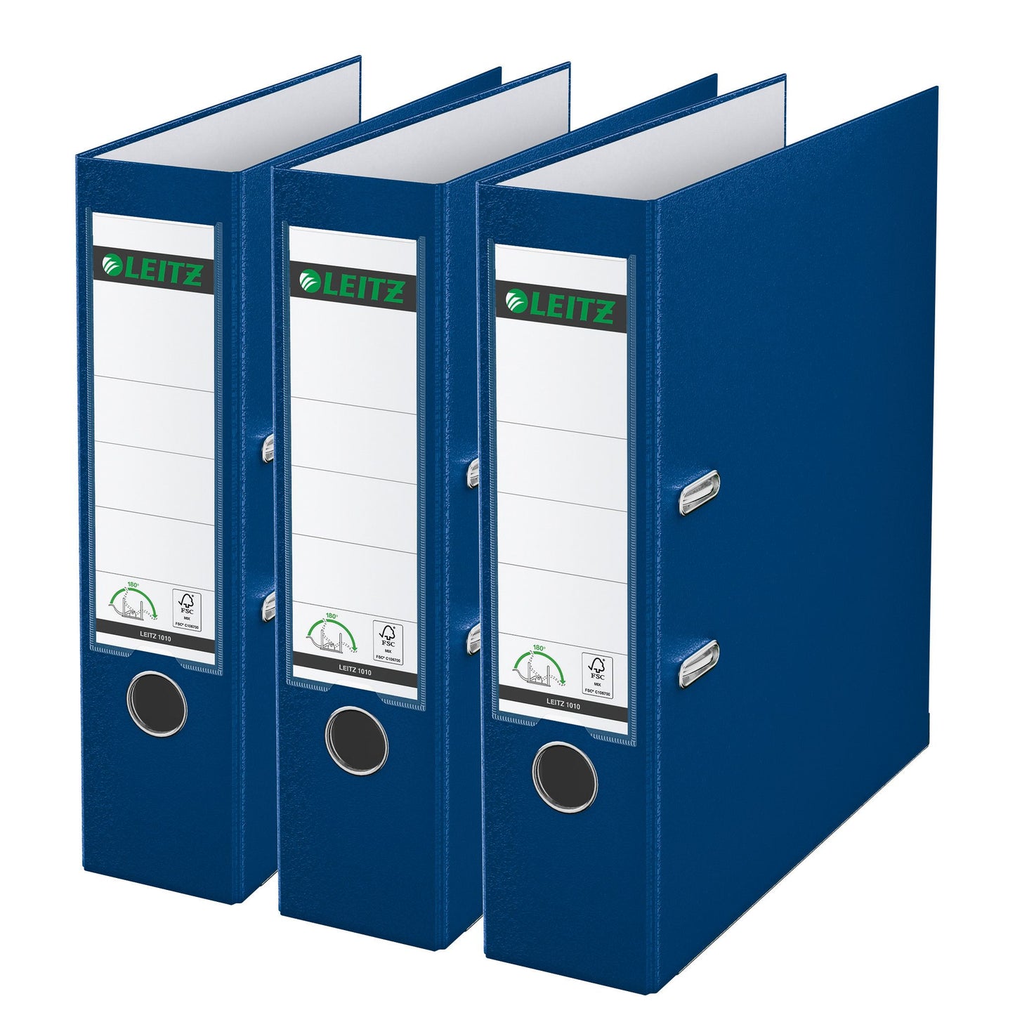 Leitz -  Ordner  180° 1010 3 stuks blauw | 6 stuks
