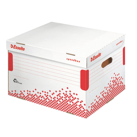 Esselte - Aufbewahrungs- und Transportbox Speedbox 392x301x334mm weiß