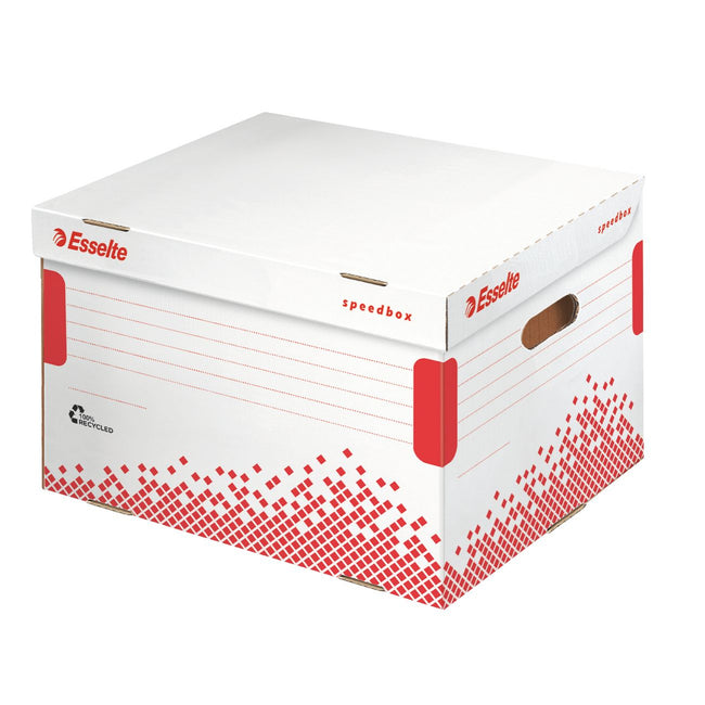Esselte - Boîte de rangement et de transport Speedbox 392x301x334mm blanc