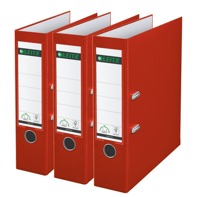 Leitz - Ordner 180° 1010 3 Stück rot | 6 Stück