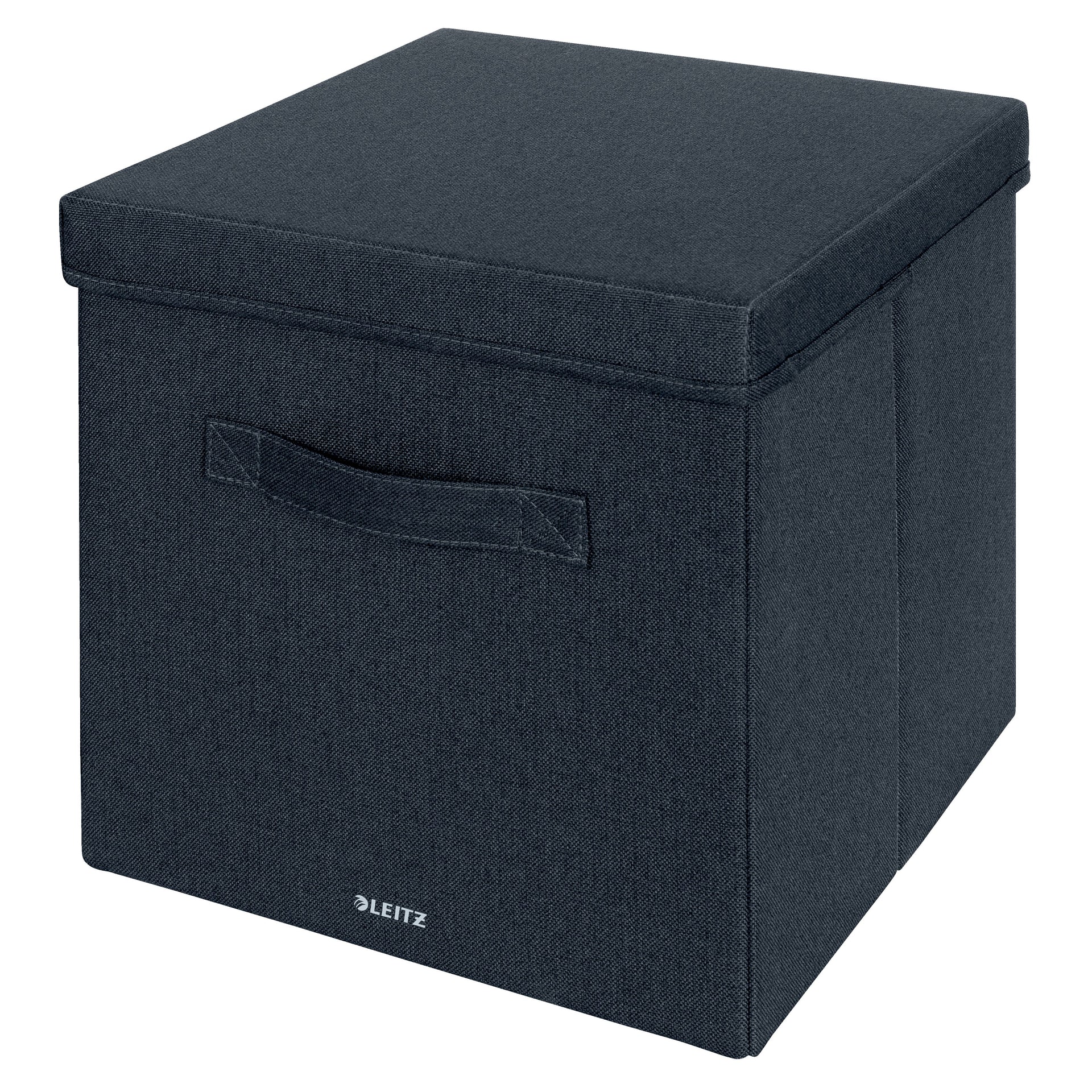 Leitz - Aufbewahrungsbox gepolstert mit Deckel 330x325x380mm grau 2 Stk