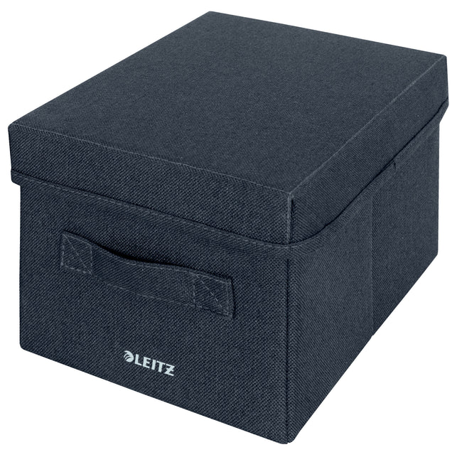 Leitz - Boîte de rangement tapissée avec couvercle 190x160x285mm gris 2 pcs