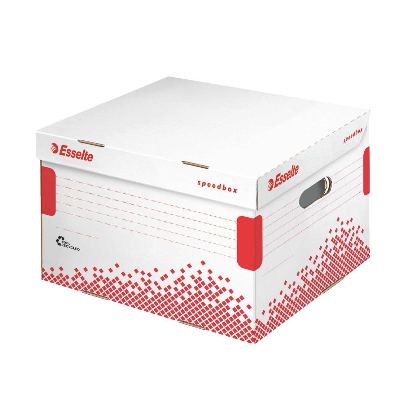 Esselte - Boîte de rangement et de transport Speedbox 367x263x325mm blanc