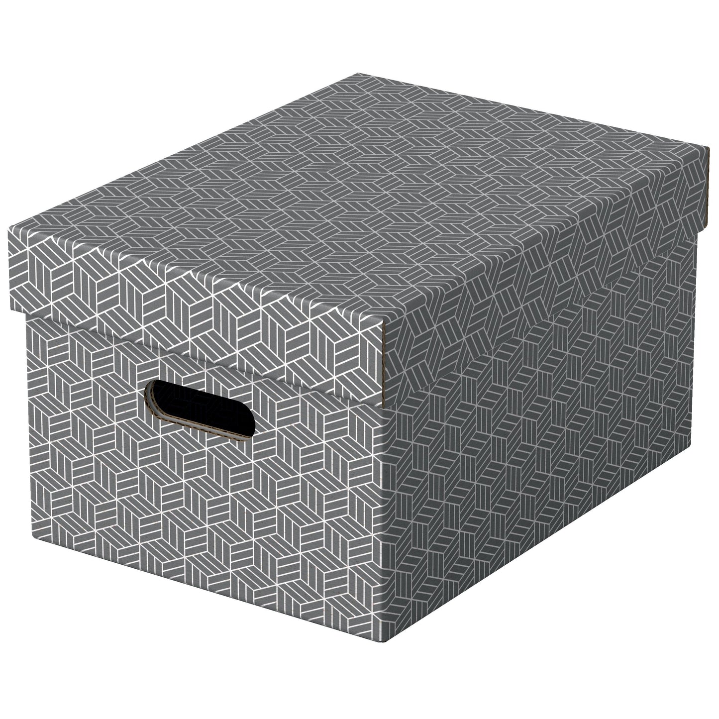 Esselte - Boîte de rangement home medium 265x205x365mm gris 3 pièces