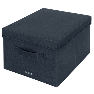 Leitz -  61440089 opslagdoos Opbergdoos Rechthoekig Stof/Weefsel Blauw
