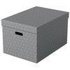 Esselte - Aufbewahrungsbox Home groß 355x305x510mm grau 3 Stück