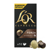 L'or - Tasses à café expresso Forza 10 pièces