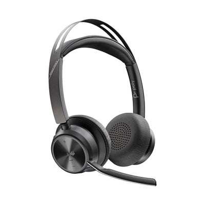 HP Poly -  Poly Voyager Focus 2 Microsoft Teams Certified USB-C-C Headset +USB-C/A Adapter +Charging Stand