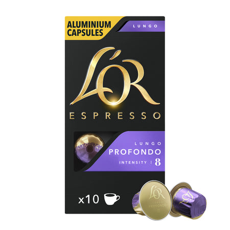 L'or - Tasses à café expresso Lungo Profondo 10 pièces