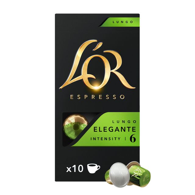 L'or - Kaffeetassen Espresso Lungo Elegante 10 Stück