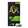 L'or - Tasses à café expresso Lungo Elegante 10 pièces