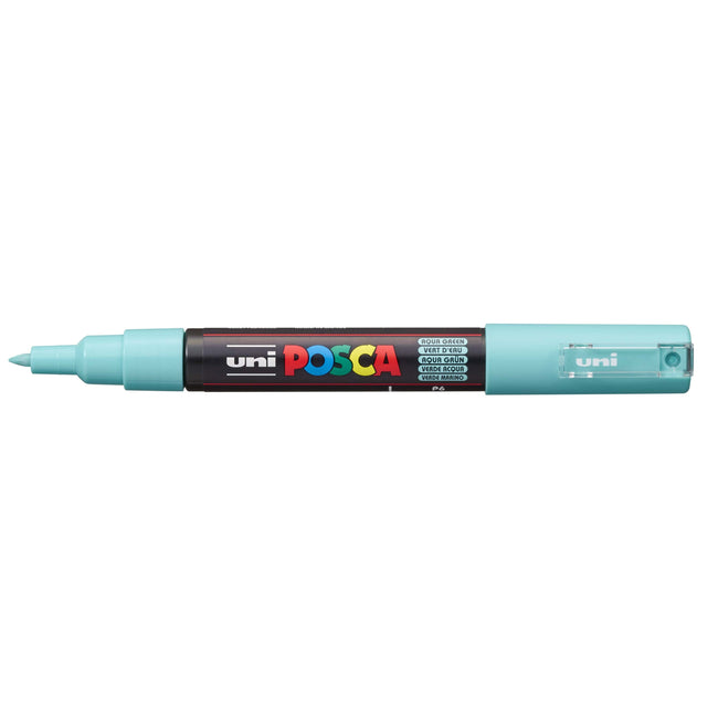 Posca - Paintmarker Uni PC1MC extra fein meergrün | 6 Stück