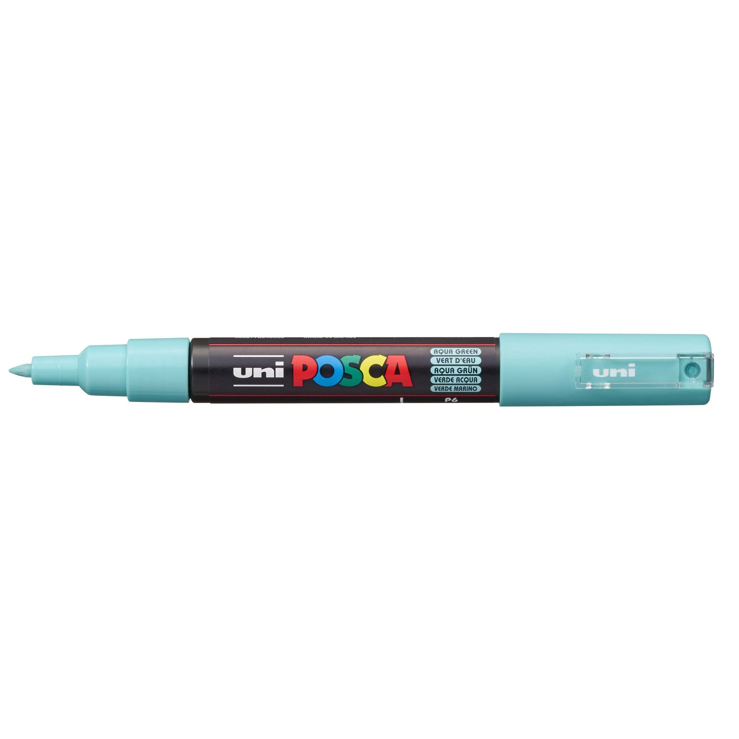Posca - Marqueur Uni PC1MC extra fin vert d'eau | 6 pièces