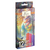 Nassau fine art - craie à compter blister souple 12 pièces assorties | 12 pièces