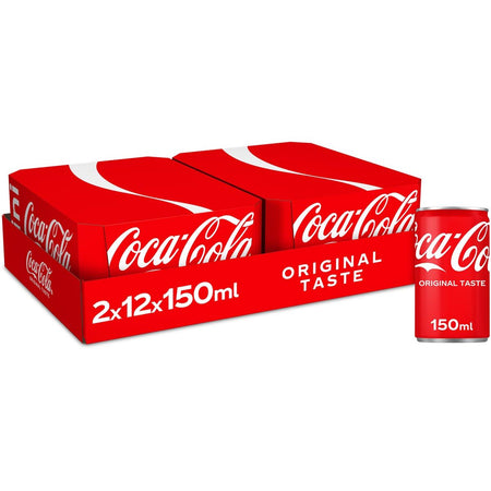 Coca Cola - Erfrischungsgetränk Normaldose 150 ml