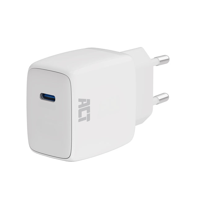 ACT - Chargeur 35w 1 port USB-C blanc
