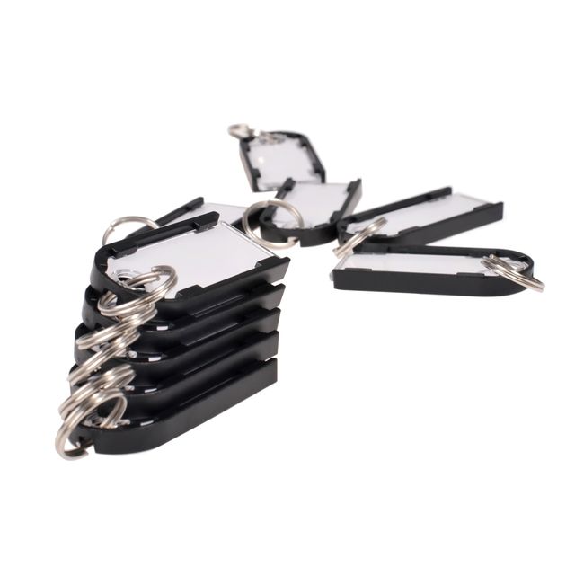 Pavo -  Sleutellabel  magnetisch 10st zwart