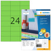 HERMA -  Etiket  4409 70x37mm groen 2400st