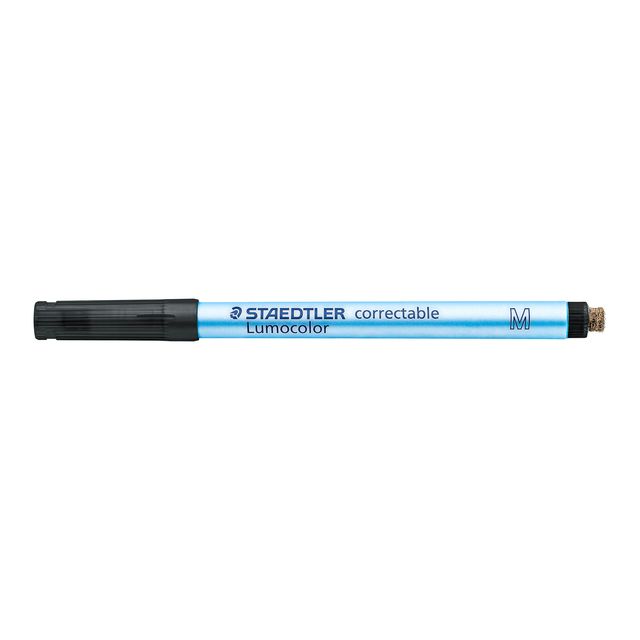 Staedtler - Filzstift Lumocolor 305 non permanent korrigierbar M schwarz