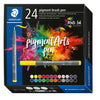 Staedtler - Brushpen PigmentArts Set mit 24 Farben