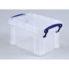 Really Useful Box - Aufbewahrungsbox 1,6 Liter 195x135x110mm transparent weiß