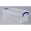 Really Useful Box - Boîte de rangement 5 litres 340x200x125mm transparent blanc