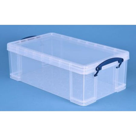 Really Useful Box - Boîte de rangement 12 litres 465x270x150mm transparent blanc