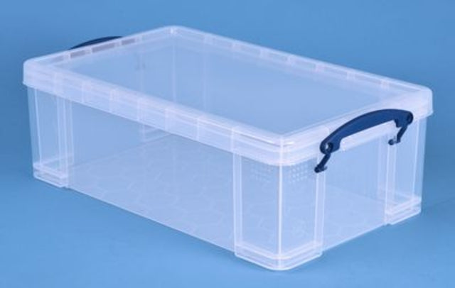 Really Useful Box - Boîte de rangement 12 litres 465x270x150mm transparent blanc