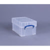 Really Useful Box - Aufbewahrungsbox 9 Liter XL 395x255x205mm transparent weiß