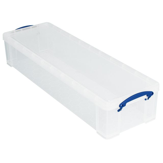 Really Useful Box - Aufbewahrungsbox 22 Liter 800x255x155mm transparent weiß