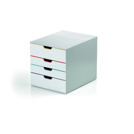 Durable - Boîte à tiroirs Varicolor 4 tiroirs mix couleur