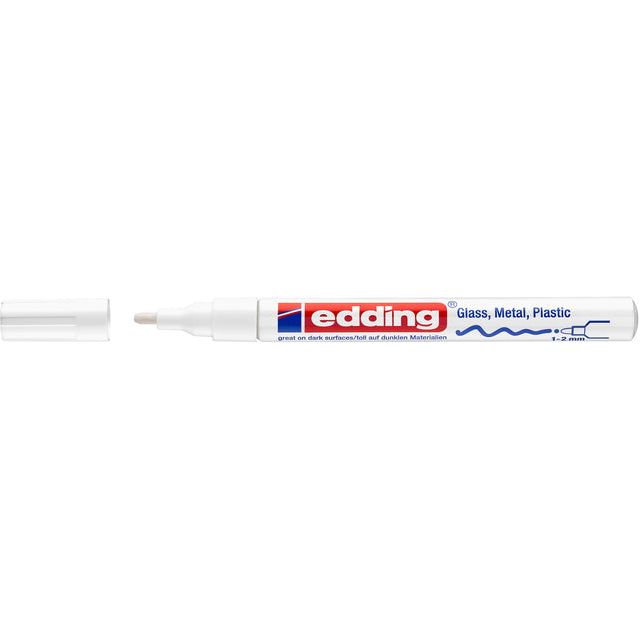 Edding - Glanslakmarker e -751 Cr White