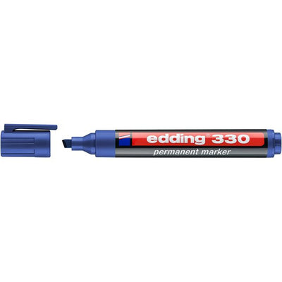 Edding -  Viltstift  330 schuin 1-5mm blauw