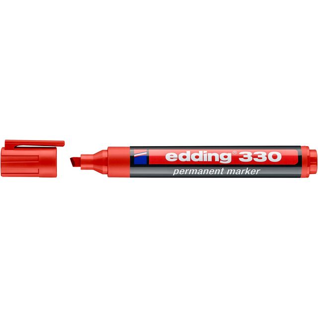 Edding -  Viltstift  330 schuin 1-5mm rood