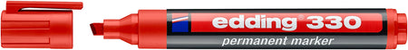 Edding - Feutre 330 diagonale 1,5-5mm rouge