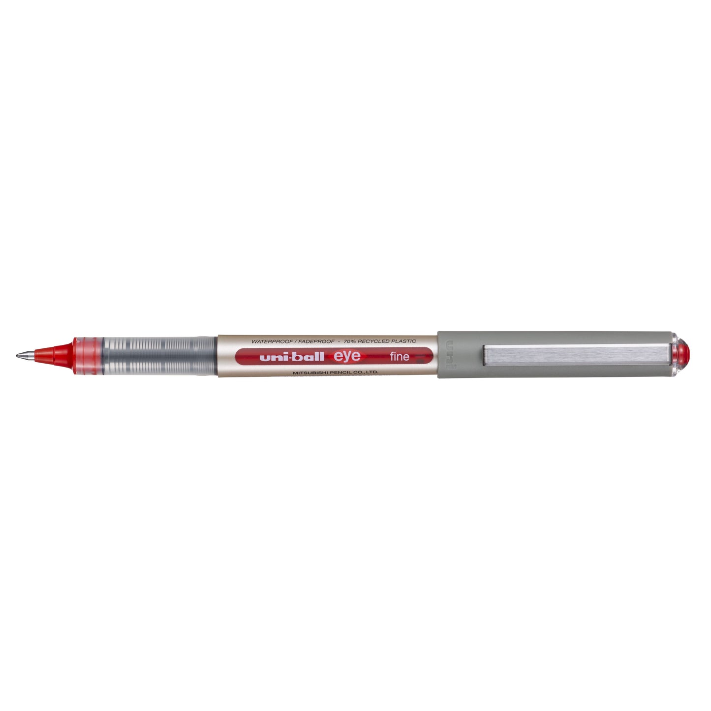 Uni-ball - Stylo roller eye eco 157e m rouge | 12 pièces