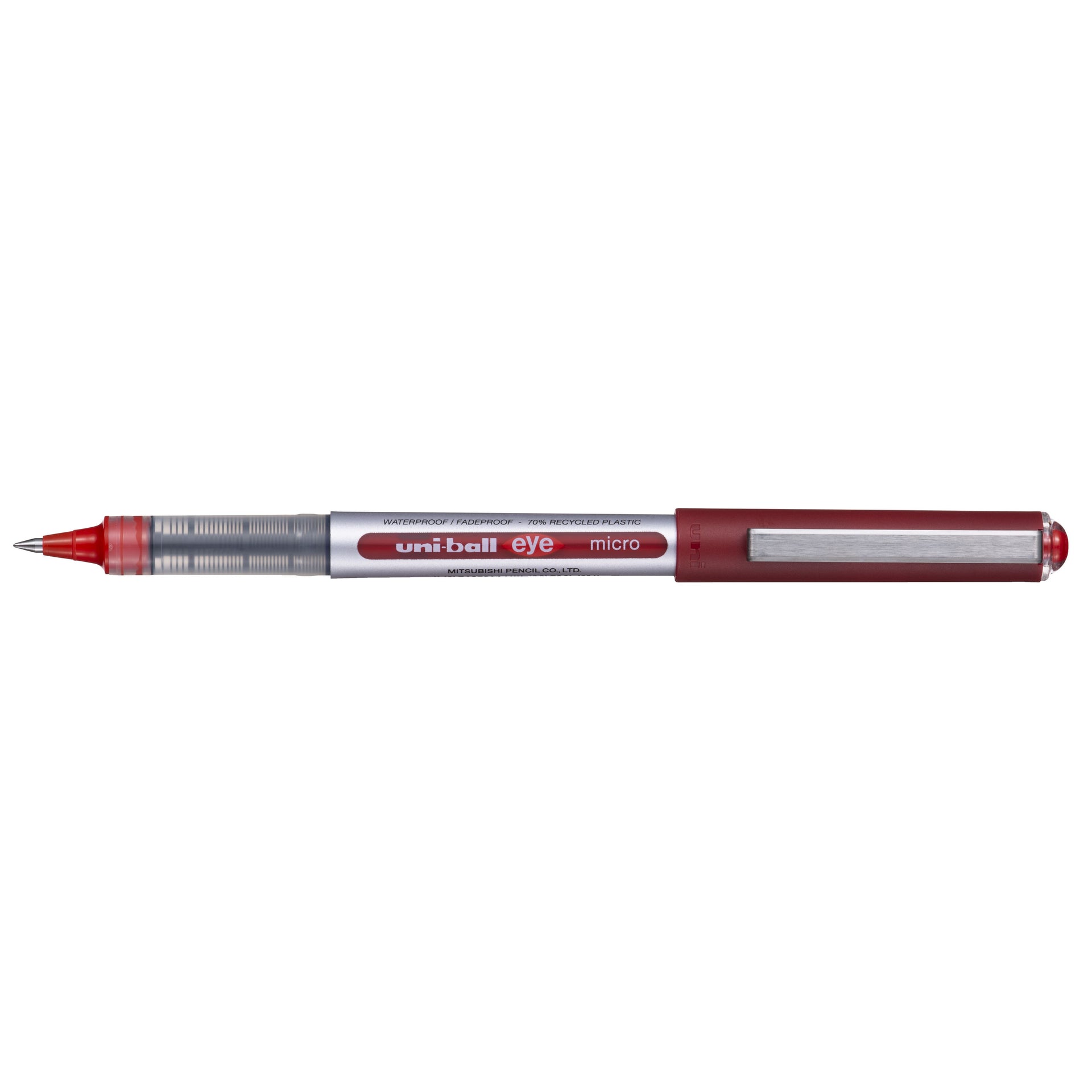 Uni-ball - Stylo roller eye eco 150e f rouge