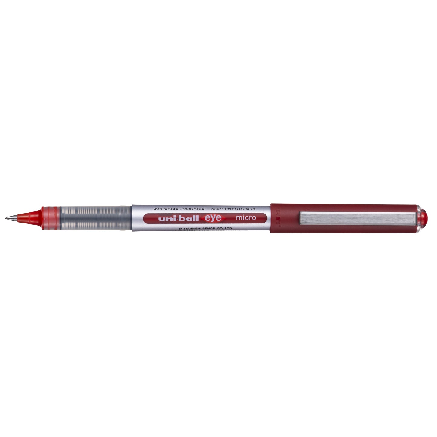 Uni-ball -  Rollerpen eye eco 150e f rood | 12 stuks