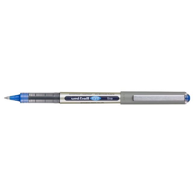 Uni-ball - Stylo roller eye eco 157e m bleu