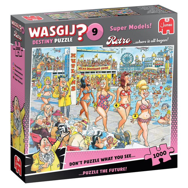 Wasgij – Retro Destiny 9 Supermodels! 1000 Stk